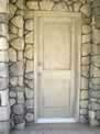 Outdoor Door Faux Finish to match Stone Colors